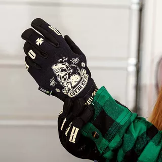 Motorcycle Gloves W-TEC Black Heart Rioter