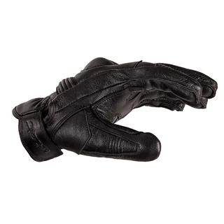 Leather Motorcycle Gloves W-TEC Trogir - Black