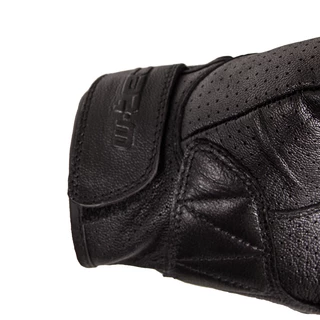 Usnjene poletne moto rokavice W-TEC Boldsum - črna