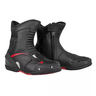 W-TEC Bosta Motorradschuhe - schwarz