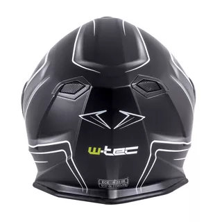 Motorcycle Helmet W-TEC V127 - Black and Graphics