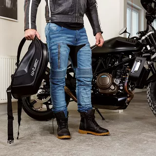 Pánské moto jeansy W-TEC Grandus EVO