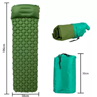 Inflating Mat inSPORTline Jurre 196 x 58 x 6 cm - Blue