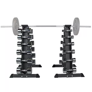 Single-Handed Dumbbell Set inSPORTline Crossteel 2 x 1-14 kg