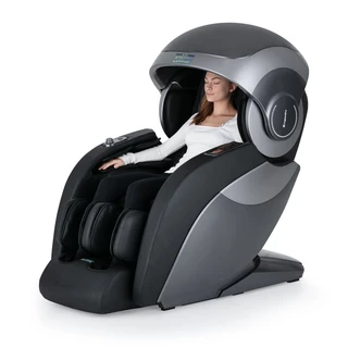 Wielofunkcyjny fotel do masażu masujący inSPORTline Cortela - Czarny