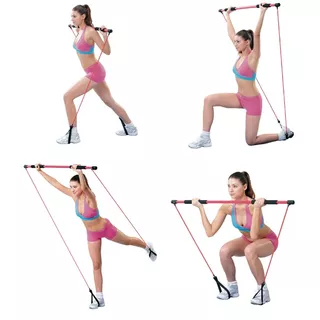 Exercise Bar with Resistance Bands inSPORTline 100 cm