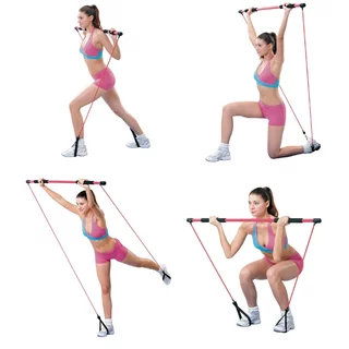 Exercise Bar with Resistance Bands inSPORTline 130 cm