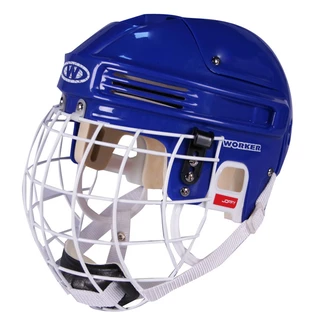 WORKER Joffy Ice-Hockey Helmet - Red - Blue