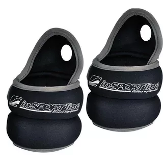 Neoprene Wrist Weights inSPORTline 2x1 kg - Black