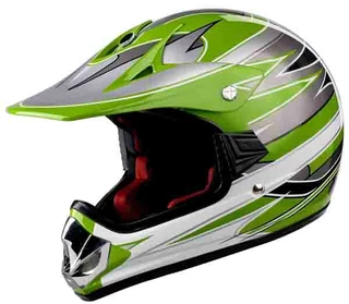 WORKER V310 Junior Motorcycle Helmet - sale - Blue - Green