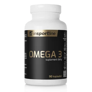 Omega 3 inSPORTline + EPA + DHA + WITAMINA E 90 kapsułek