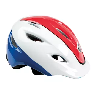 Kross Infano Kinder Fahrradhelm - rot-wess-blau