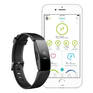 Fitbit Inspire HR Black Fitnessarmband