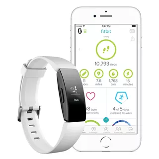 Fitness Tracker Fitbit Inspire HR White/Black