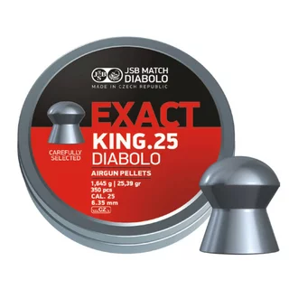 Diabolo JSB Exact King 6,35 mm 350ks