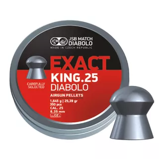 Śrut Diabolo JSB Exact King 6,35 mm 350 sztuk