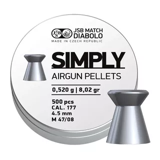 Śrut Diabolo JSB Simply 4,5 mm 0,520g 500 sztuk