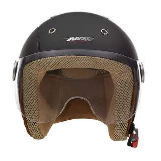 Motorcycle Helmet NOX N217K with 3 Different Inner Liner Sizes - Matte Black