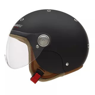 Motorcycle Helmet NOX N217K with 3 Different Inner Liner Sizes - Matte Black