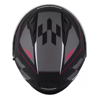 Motorcycle Helmet Cassida Jet Tech RoxoR Matte Black/White/Red/Gray