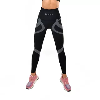 Boco Wear Black Warrior Damen Leggings - schwarz