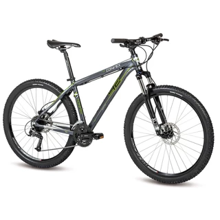 Horský bicykel 4EVER Convex Disc 27,5" - model 2015 - čierno-tyrkysová - graphit matt-zelená