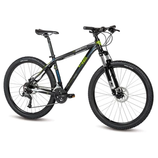 Horský bicykel 4EVER Graffiti Disc 27,5" - model 2015 - čierno-zelená - čierno-zelená