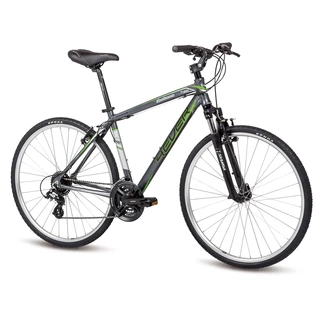 Crossový bicykel 4EVER Gallant - model 2015 - čierno-červená - šedo-zelená
