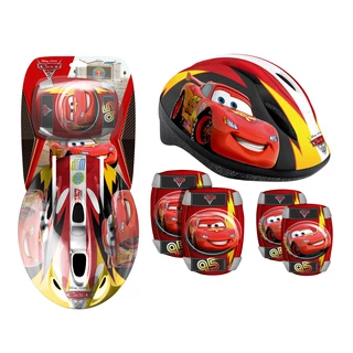 Disney Cars sada helma + chrániče pro děti - 2.jakost