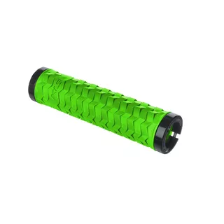 Bicycle Handlebar Grips Kellys Poison - Azure Blue - Lawn Green