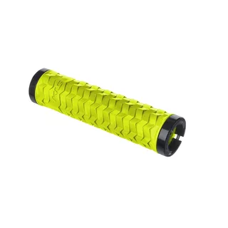 Bicycle Handlebar Grips Kellys Poison - Rhino Grey - Lime