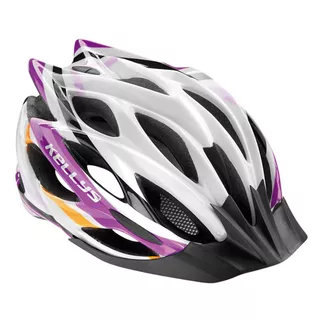 Bicycle Helmet KELLYS DYNAMIC - Violet-White