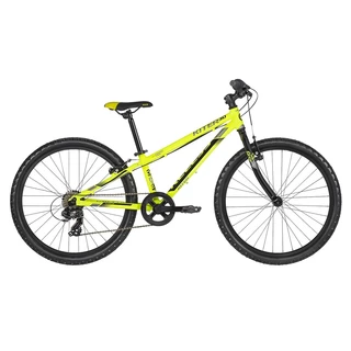 Juniorský bicykel KELLYS KITER 30 24" - model 2019 - Neon Orange - Yellow Neon