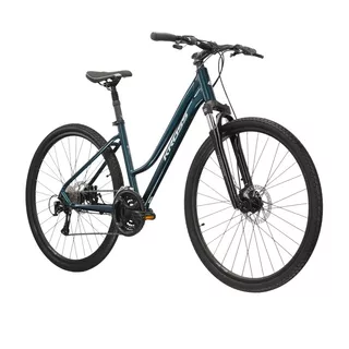 Dámsky crossový bicykel Kross Evado 3.0 28" Gen 005 - tyrkysová/šedá