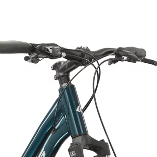Dámsky crossový bicykel Kross Evado 3.0 28" Gen 005 - tyrkysová/šedá