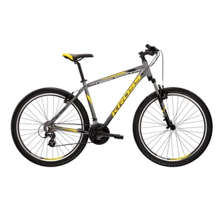 Horský bicykel Kross Hexagon 2.0 27,5" Gen 004 - tmavo modrá/limetová/šedá - grafitová/čierna/žltá