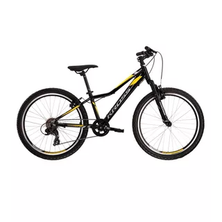 Junior Bike Kross Hexagon JR 1.0 24” – 2022 - Black/Silver/Yellow