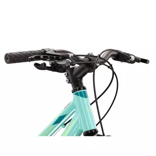 Juniorský dievčenský bicykel Kross LEA JR 1.0 24" Gen 003 - akvamarín/zelená/mätová