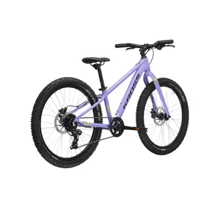 Juniorské dívčí kolo Kross LEA JR 2.0 24" - model 2025 - růžová / fialová / lesk