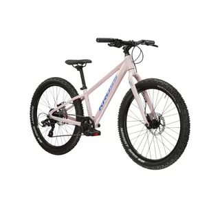Juniorské dívčí kolo Kross LEA JR 2.0 24" - model 2025 - růžová / fialová / lesk