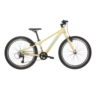 Juniorské kolo Kross LEVEL JR 1.0 24" Gen 007 - červená / marinový / lesk