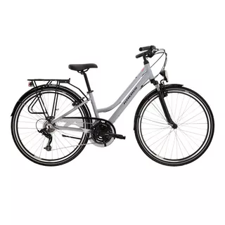 Women’s Trekking Bike Kross Trans 2.0 28” – 2022 - Black/Grey - Grey/Black