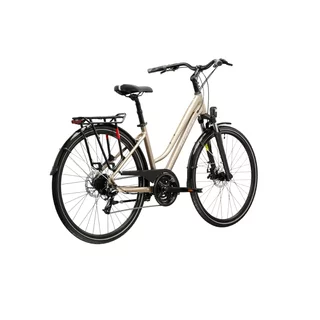 Women’s Trekking Bike Kross Trans 3.0 28” – 2025 - hnědá / stříbrná / matný