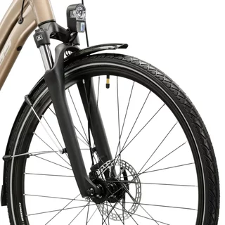 Women’s Trekking Bike Kross Trans 3.0 28” – 2025 - hnědá / stříbrná / matný