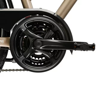 Women’s Trekking Bike Kross Trans 3.0 28” – 2025 - hnědá / stříbrná / matný