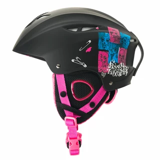 Kids Helmet Vision One MH Monster High - White Graphics - Black