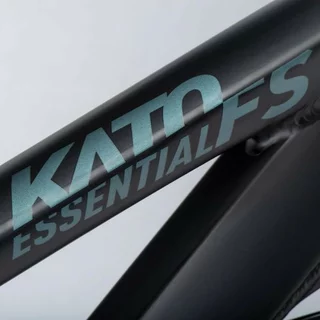 Celoodpružený bicykel Ghost Kato FS Essential 29 - model 2024 - Black/Green Matt