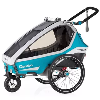 Multifunctional Bicycle Trailer Qeridoo KidGoo 1 2020 - Petrol Blue