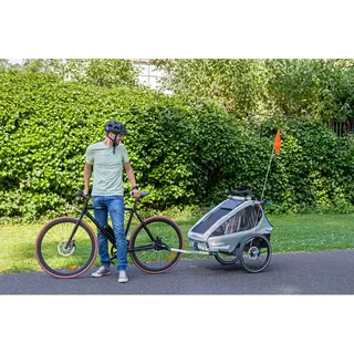 Multifunktionaler Kinderwagen Qeridoo KidGoo 1 Pro - Anthracite Grey