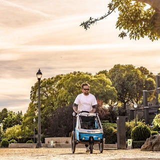Multifunkčný detský vozík Qeridoo KidGoo 1 2018 - modrá
